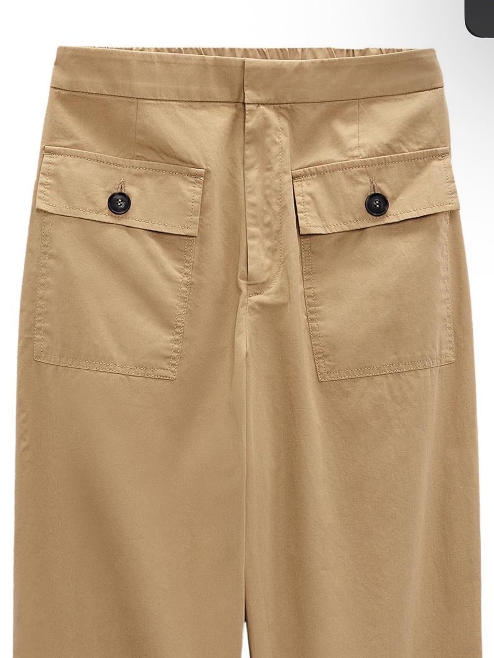 Zara Kaki Pants View 2